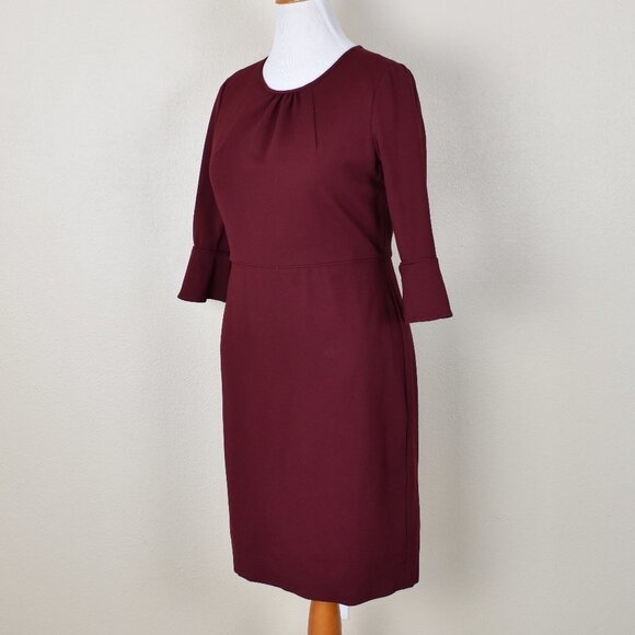 J. Crew Burgundy Dress - Picture 3 of 8
